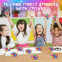 JAWHOCK Multicolor Fidget Spinner Sensory Toy for Teens Boys Girls