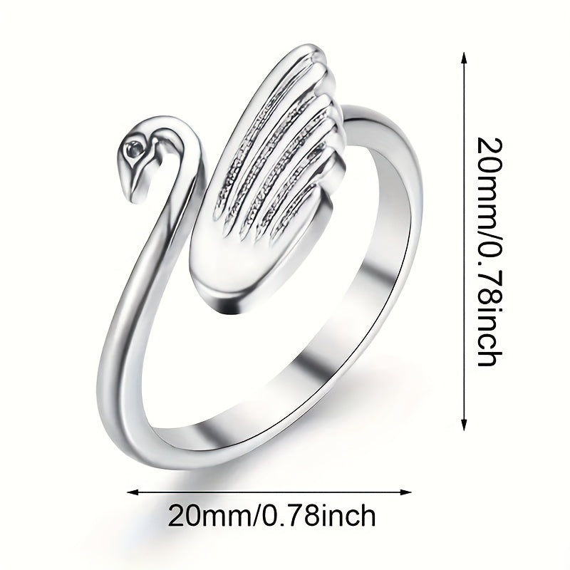 2pcs Adjustable Open Crochet Ring for Finger Knitting Tools