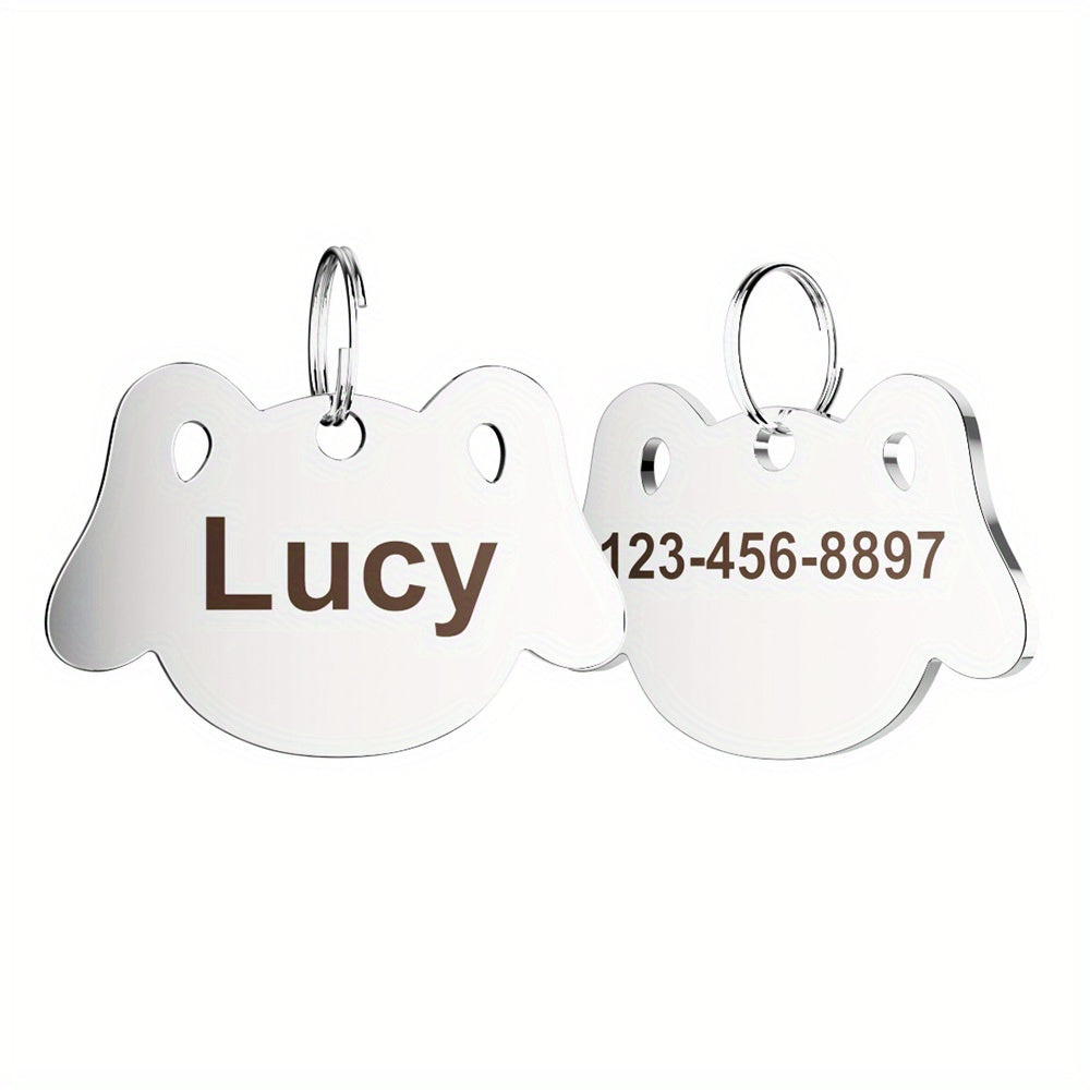 Funny Pet Dog Tag Custom Engraved ID Tags