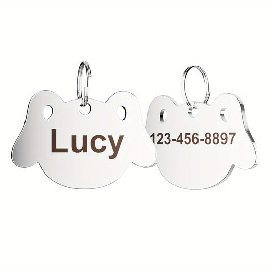 Funny Pet Dog Tag Custom Engraved ID Tags