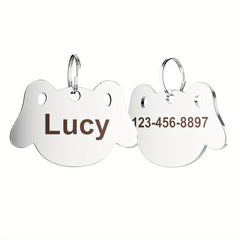 Funny Pet Dog Tag Custom Engraved ID Tags