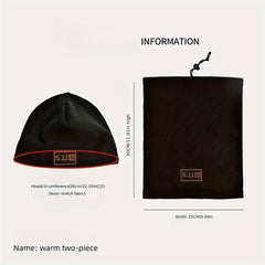 Winter Fleece Scarf Neck Warmer Men Cold Weather Neck Gaiter Balaclava