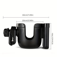Stroller Cup Holder with Phone Holder