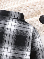 Plaid Button Down Shirt for Toddler Boys
