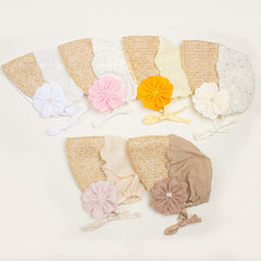 Baby Lace Straw Hat Sunshade For Spring Summer Travel
