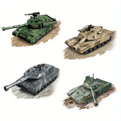 DIY Block Tank Scene Puzzle Toys with Accessories for Holidays