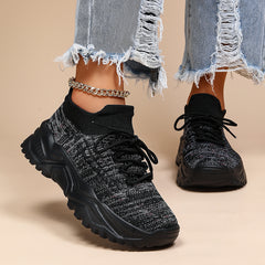 Women's Lightweight Lace up Sneakers