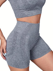 Seamless Butt Lifting Yoga Shorts Slim Fit Gym Activewear
