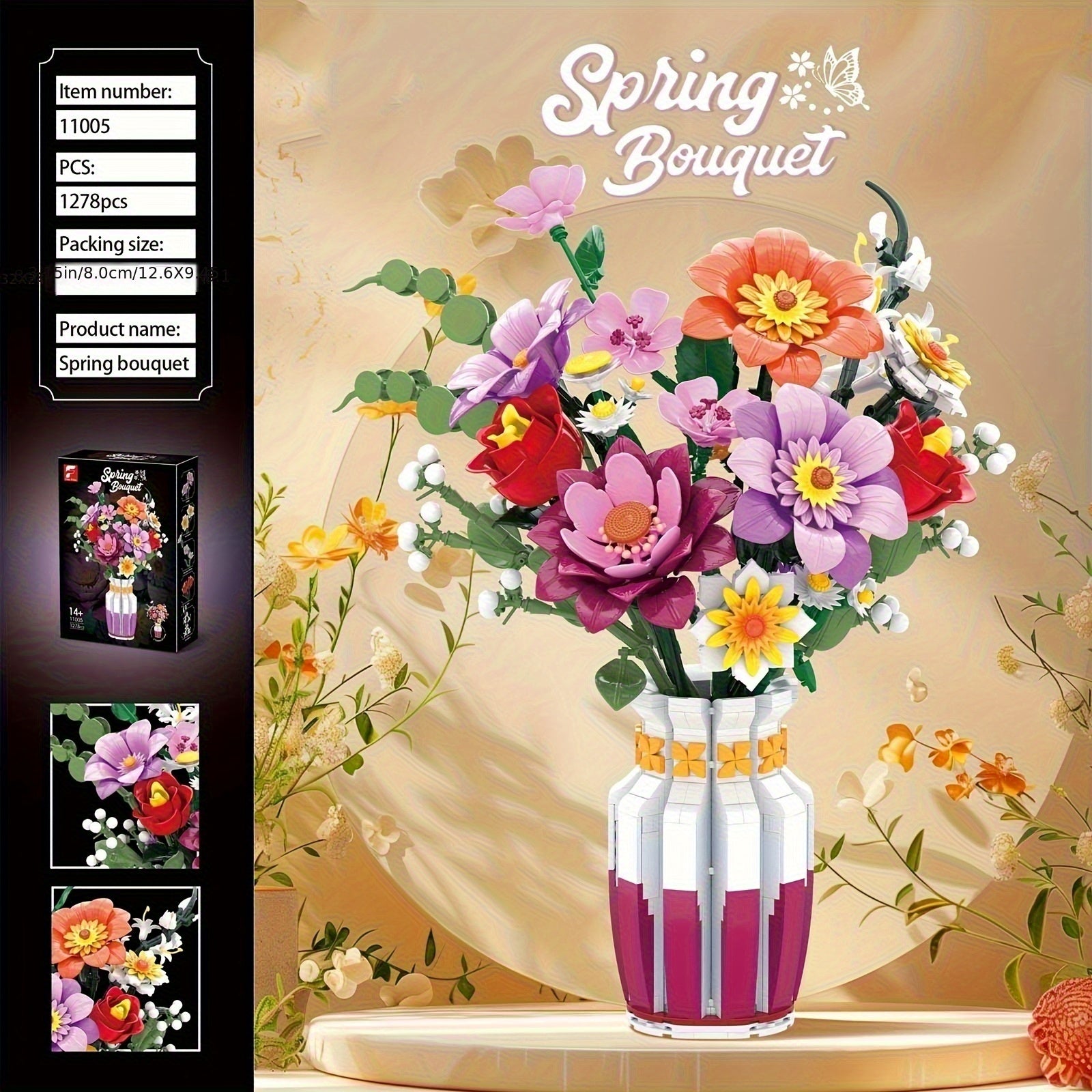 Wildflower Bouquet Set DIY Floral Home Office Decoration Birthday Gift Women