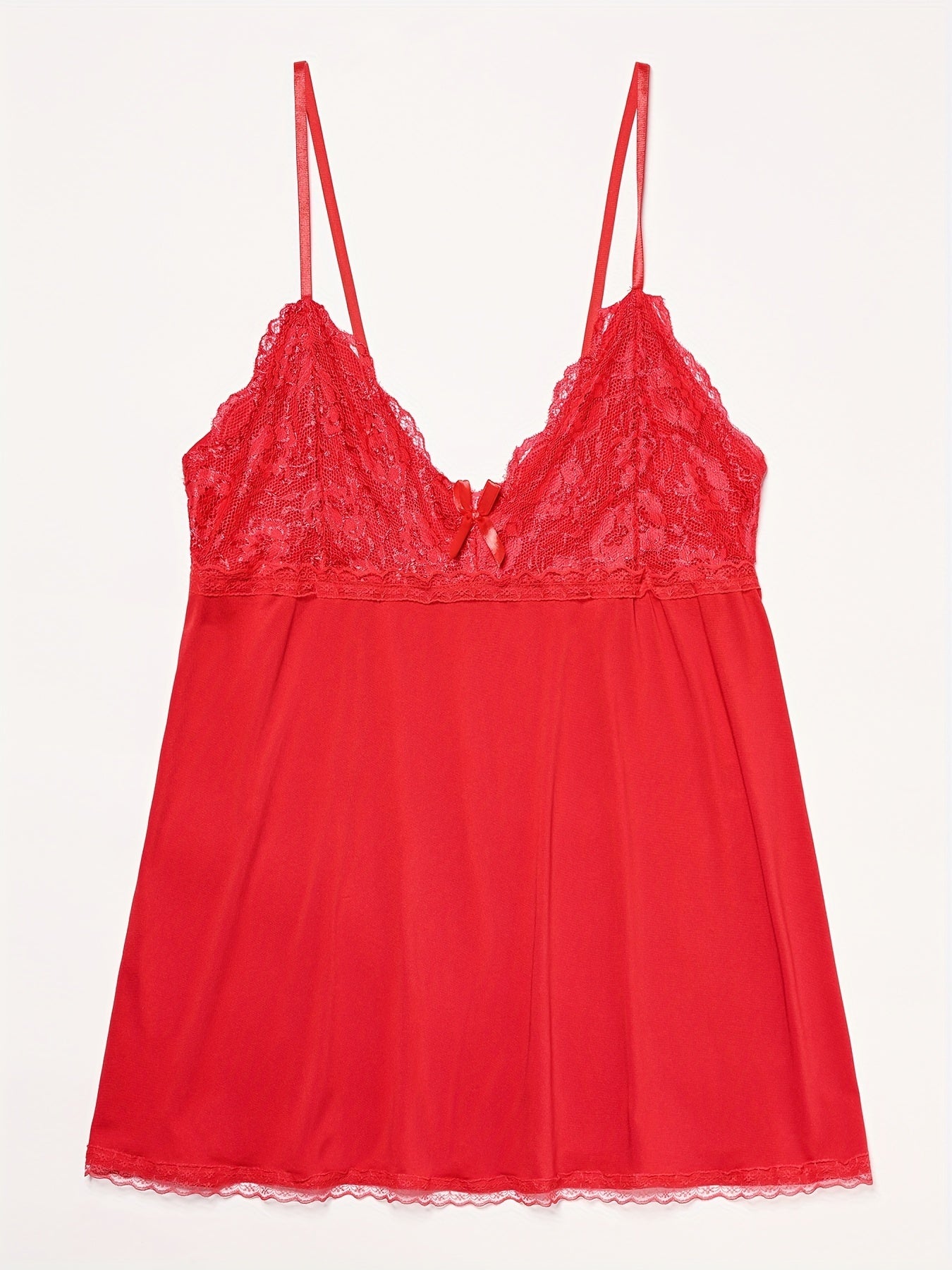 Nightgown Women's Plus V Neck Slip Dress Babydoll Nightdress