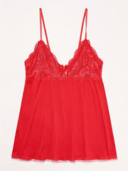 Nightgown Women's Plus V Neck Slip Dress Babydoll Nightdress