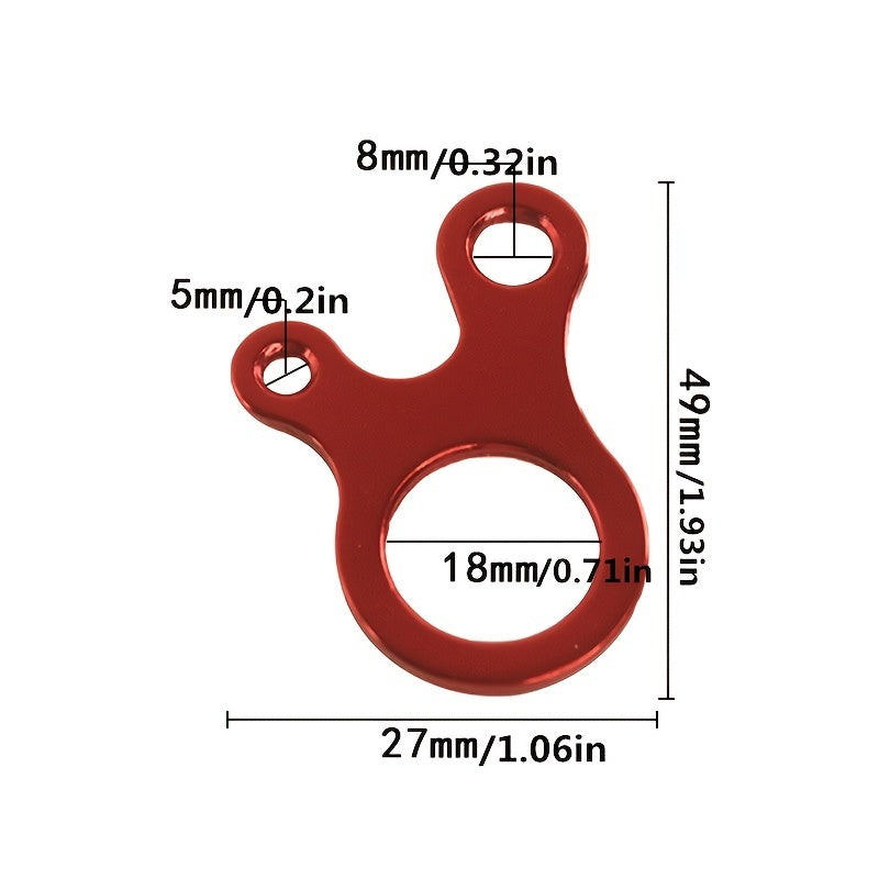 Non-slip Windproof Rope Buckle for Camping Tent - Pack of 12