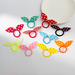 10pcs Girls Rabbit Ear Hair Tie Hair Rope Hair Ring Hair Accessories