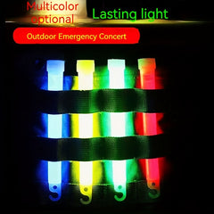 2pcs Emergency 6 inch Glow Stick Signal Rod Lifeguard Exploration Lighting