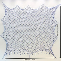 Natural Cotton Fish Net for Mermaid & Pirate Party, Beach Table Cover