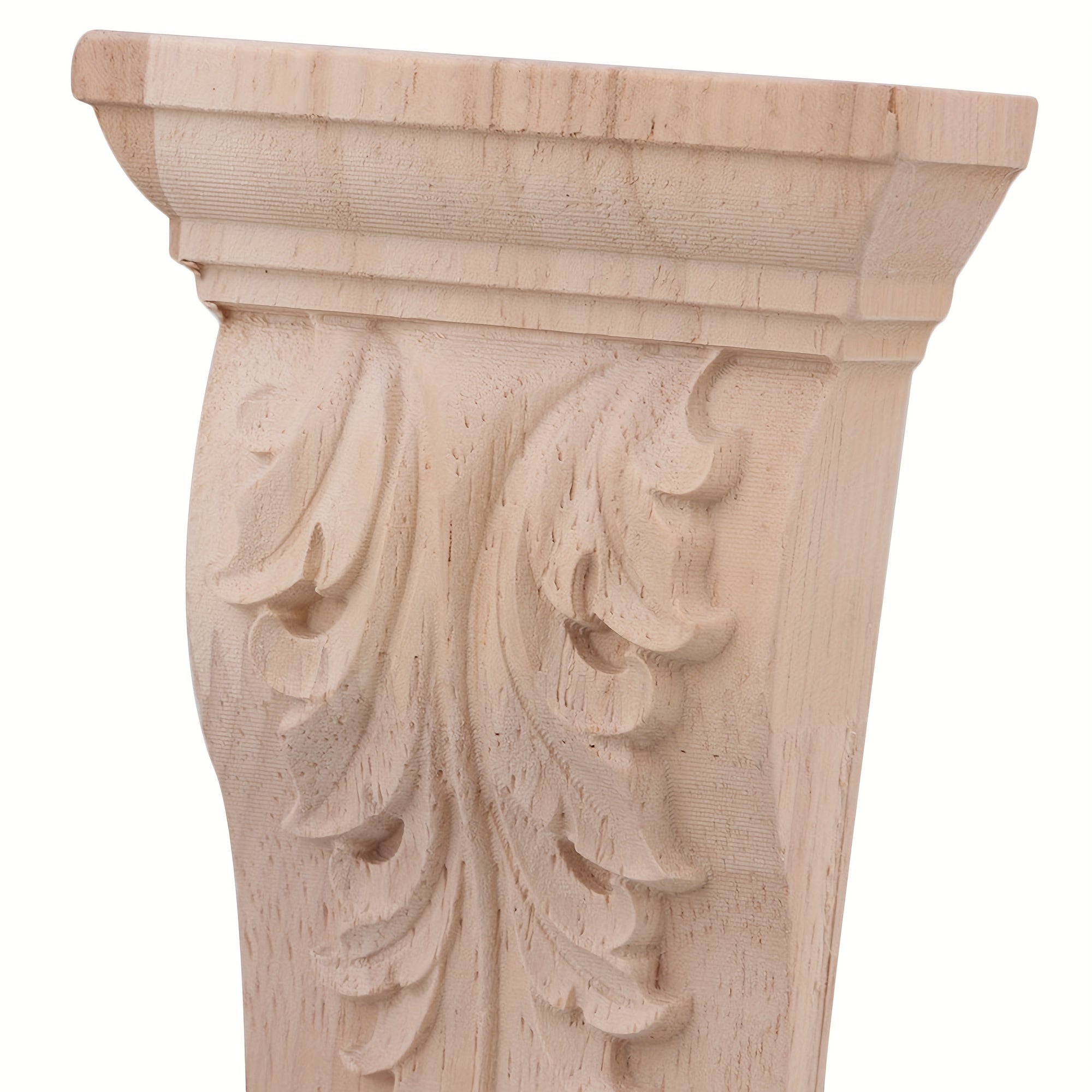 4pcs European Style Wood Carved Onlay Appliqu Frame for Restaurant Decor