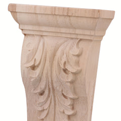 4pcs European Style Wood Carved Onlay Appliqu Frame for Restaurant Decor