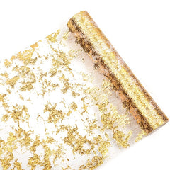 Glitter Foil Mesh Table Runner Roll Decorative Dining Table Centerpiece