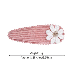 10pcs Small Daisy Hair Clips Side Bangs Clip Headwear Hair Accessories