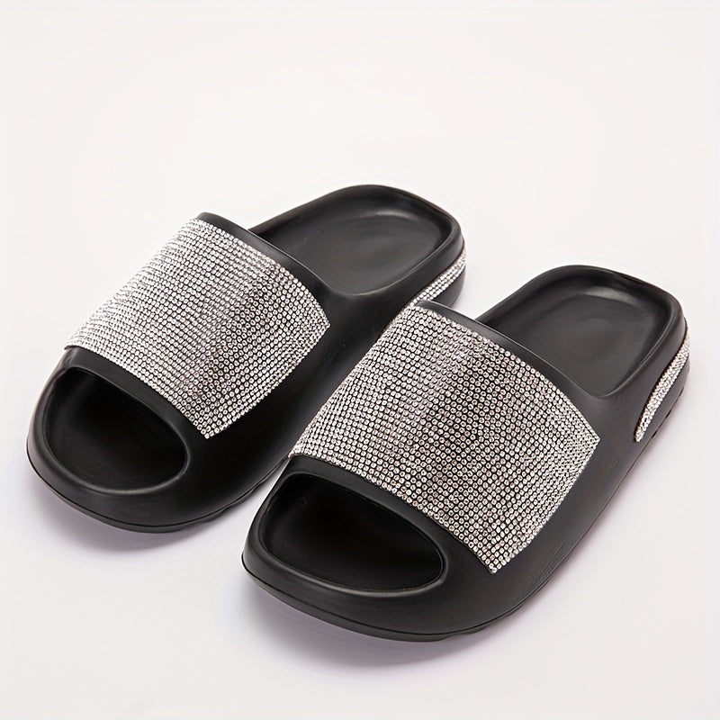 Flag Pattern Open Toe Breathable Slides Soft Sole Slippers