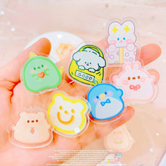 Girly Acrylic Decorative Clip Journal Memo Clip