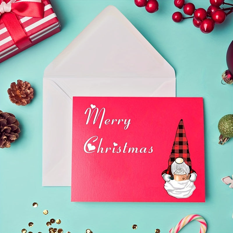 10pcs Christmas Gnome Metal Cutting Dies for Card Making DIY Scrapbooking Decor
