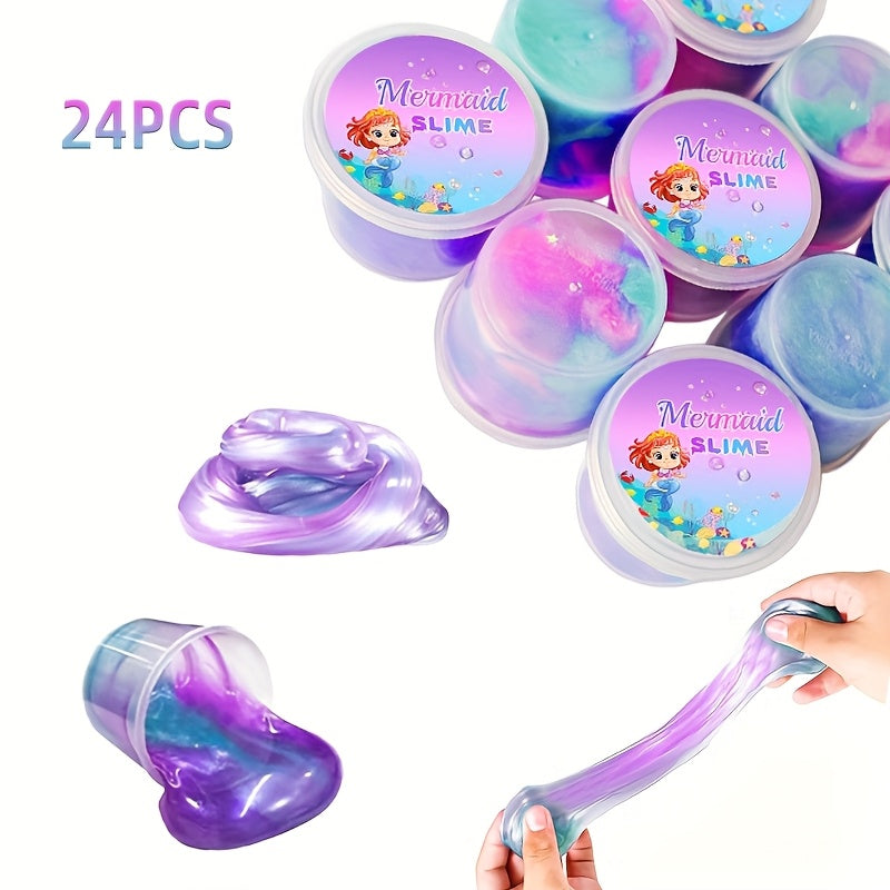 Mermaid Slime Kit DIY Toys Party Favor Gift Bag Stuffer Birthday Gift