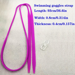 Elastic Mirror Strap for Swimming Goggles - Secure and Comfortable Fit