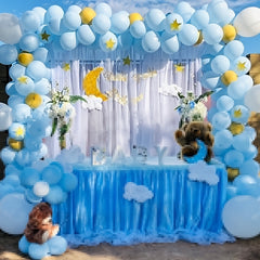 Pastel Balloons Garland Arch Kit 85pcs Different Sizes Matte Latex Balloons