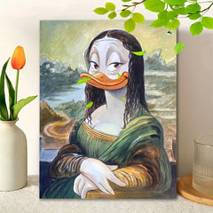 DIY Painting & Drawing Kit Homemade Duck Lady Ideal for Collection and Gifts