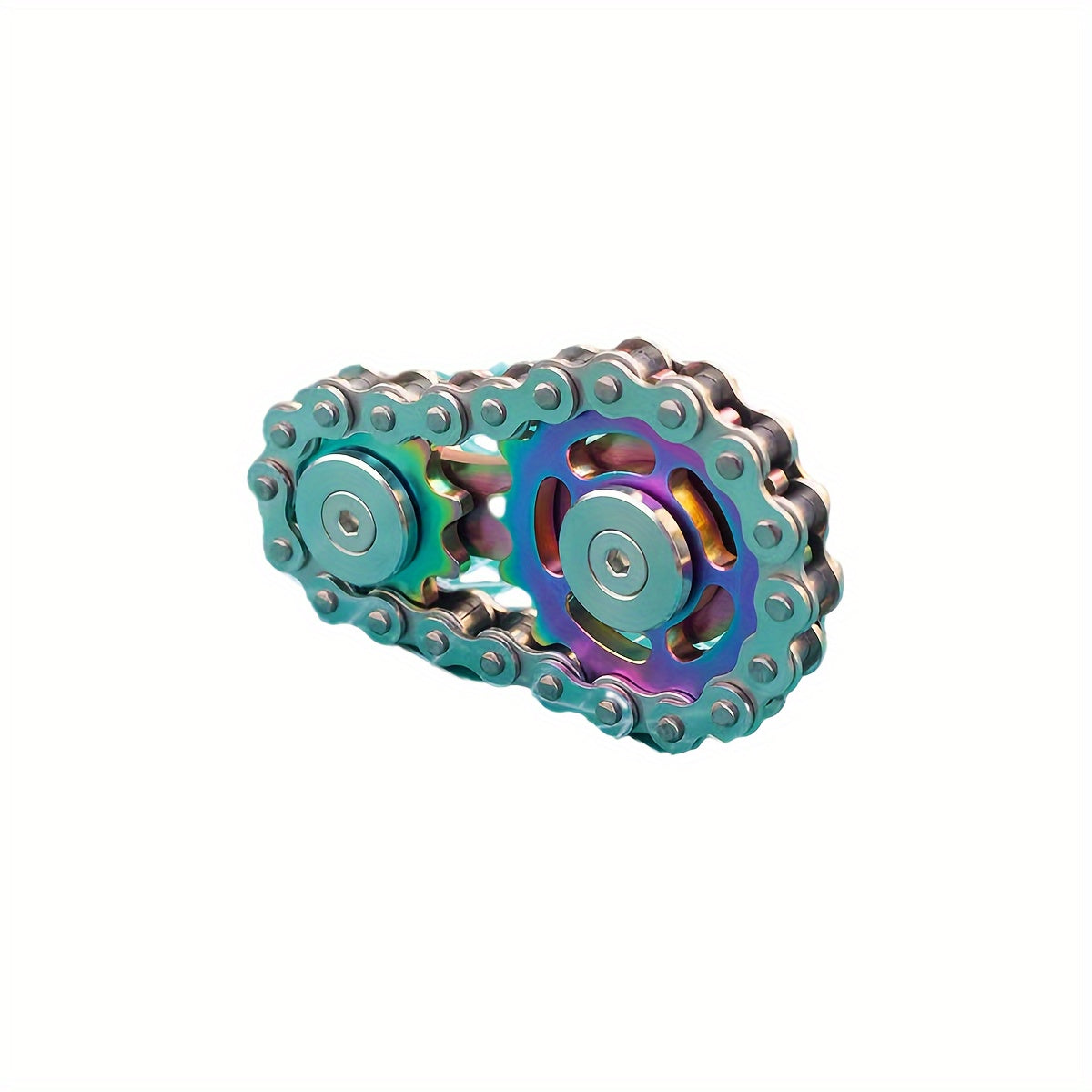 Metal Chain Toothed Metal Fingertip Gyroscope Sensory Toy