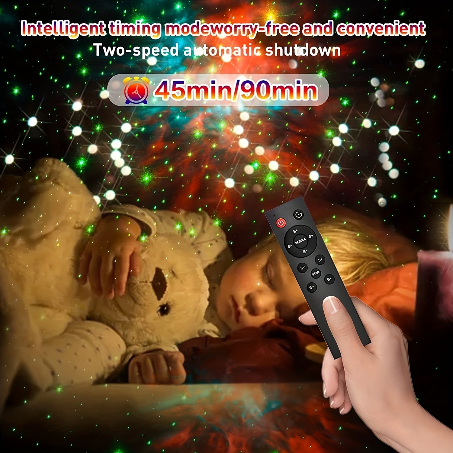 Galaxy Room Star Projector Night Light