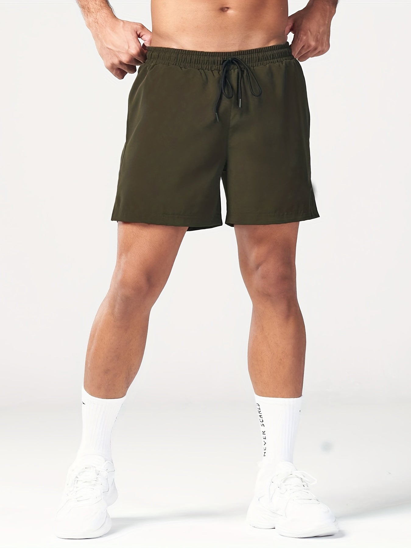 Men's Quick Dry Casual Shorts Stretch Drawstring for Outdoor