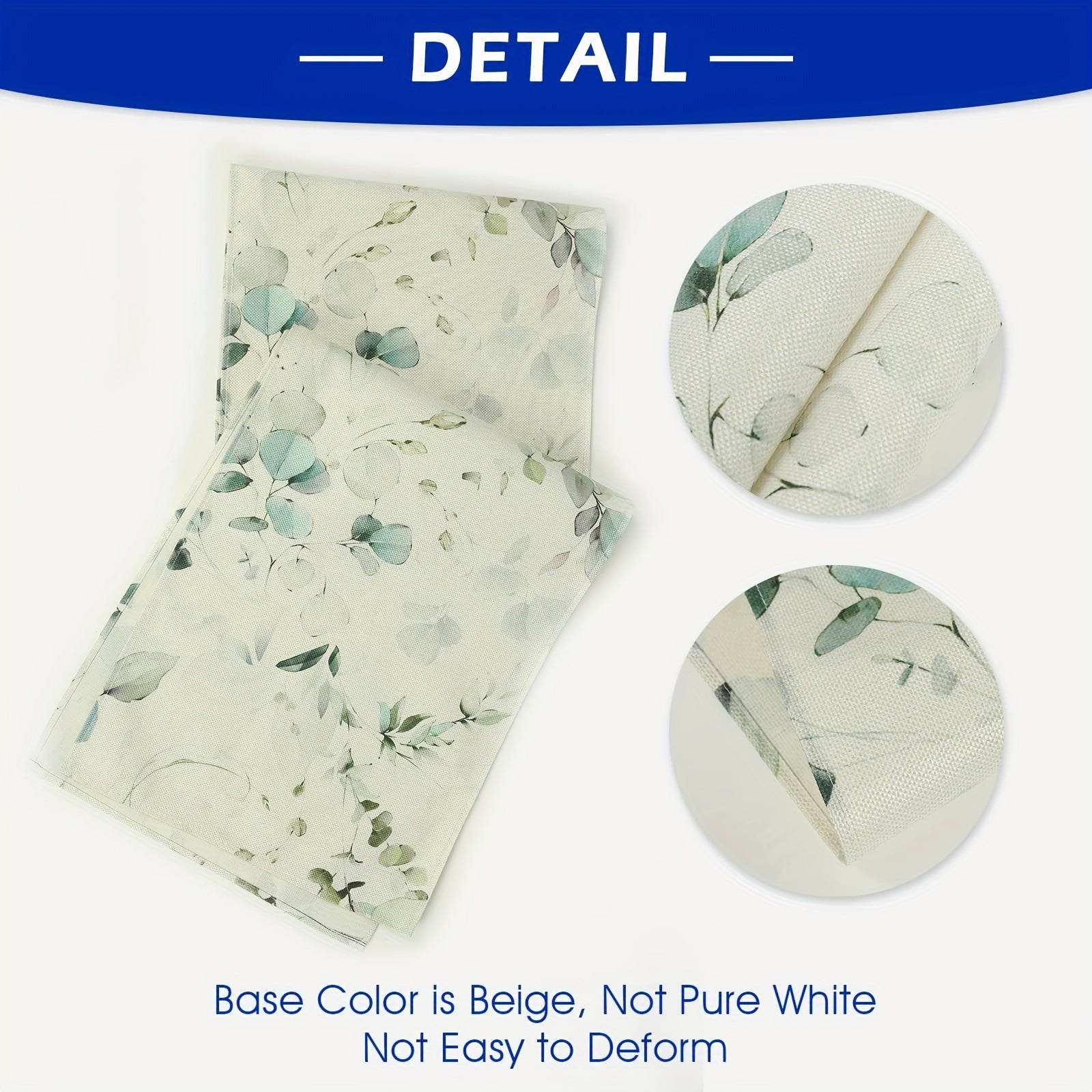 Green Eucalyptus Table Runner 182cm Long for Home Party Decor