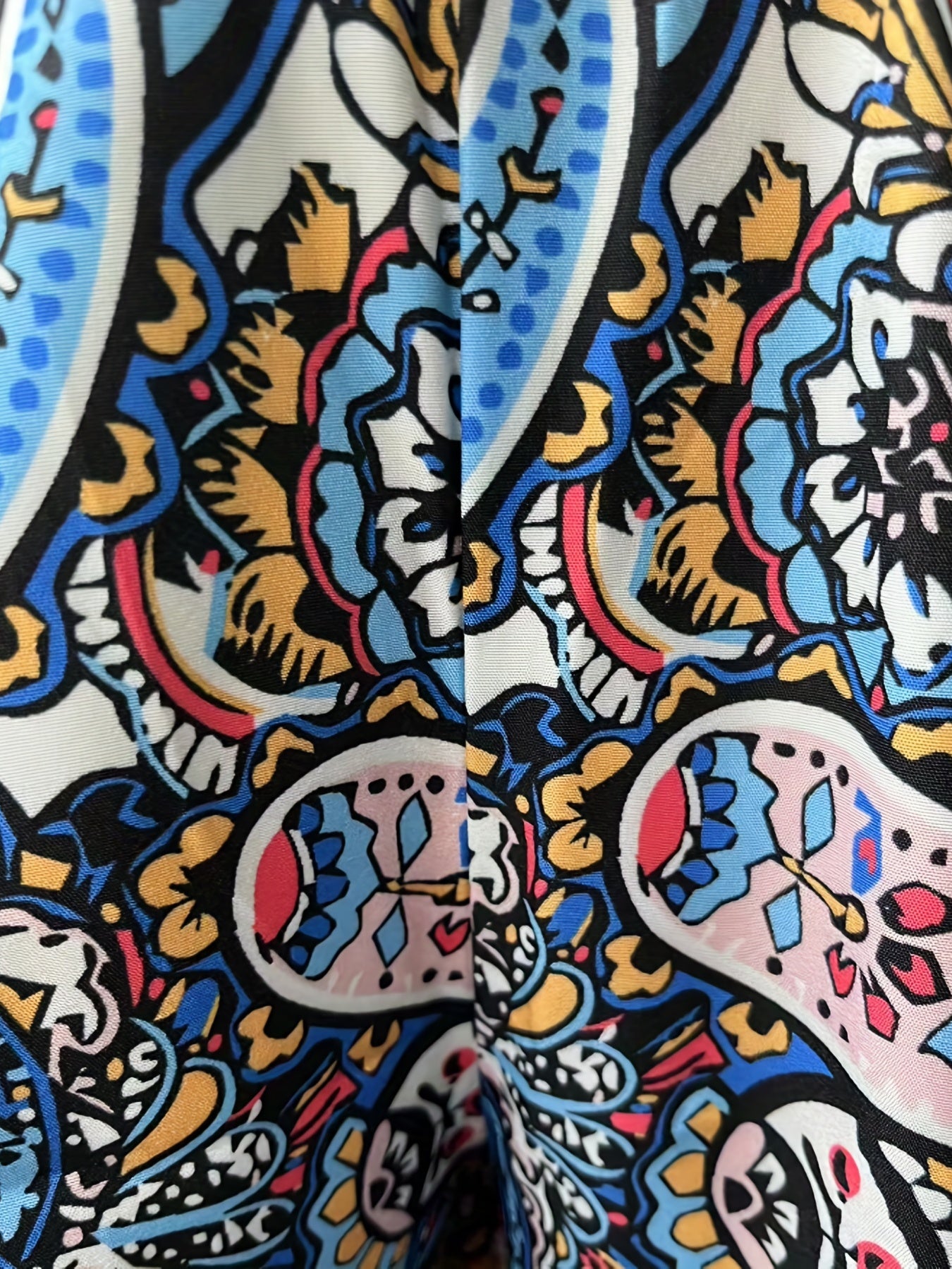 Paisley Print Elastic Waist Jogger Pants for Women