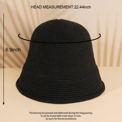 Knitted Bucket Hat Fisherman Hat Unisex Autumn Winter Basin Hat