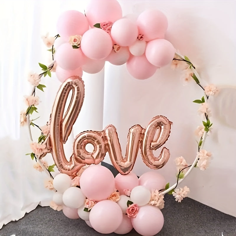 100cm Round Balloon Arch Stand Kit for Wedding Birthday Baby Shower