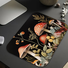 Cartoon Mushroom Pattern Mouse Pad Keyboard Pad