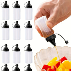 8pcs Squeeze Bottle for Sauces BBQ Portable Seasoning Kitchen Hou