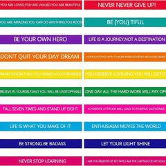 10-20pcs Believe In Yourself Silicone Bracelets - Inspirational Wristbands