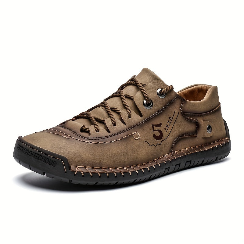Men's Non Slip Casual Shoes Lace Up Comfortable Sneakers