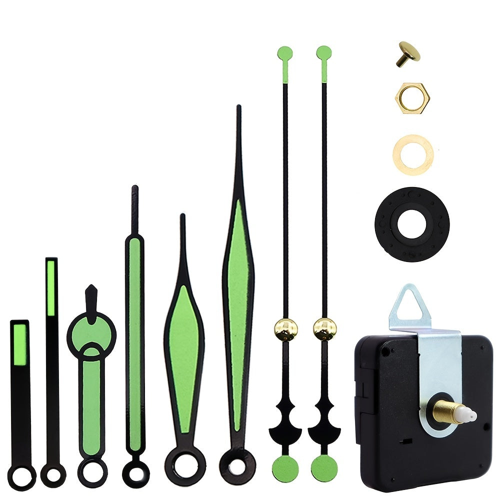 Night Light Clock Accessories Set - Creative DIY Mute Quartz Movement