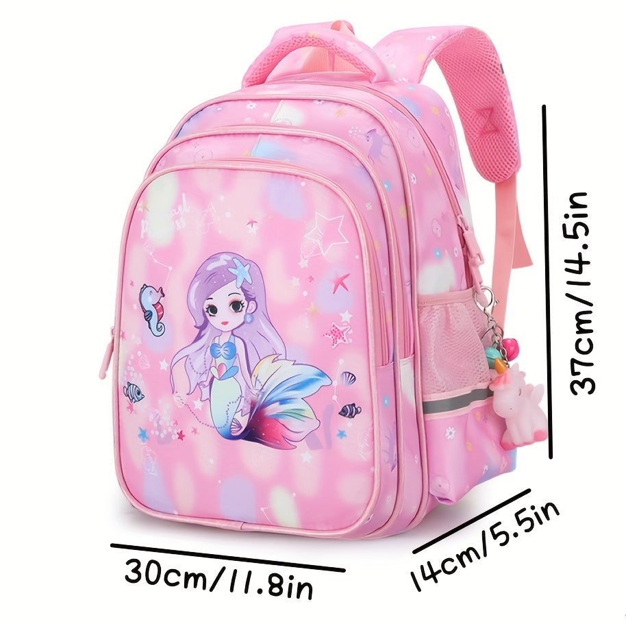 Kids Mermaid Backpack School Bag