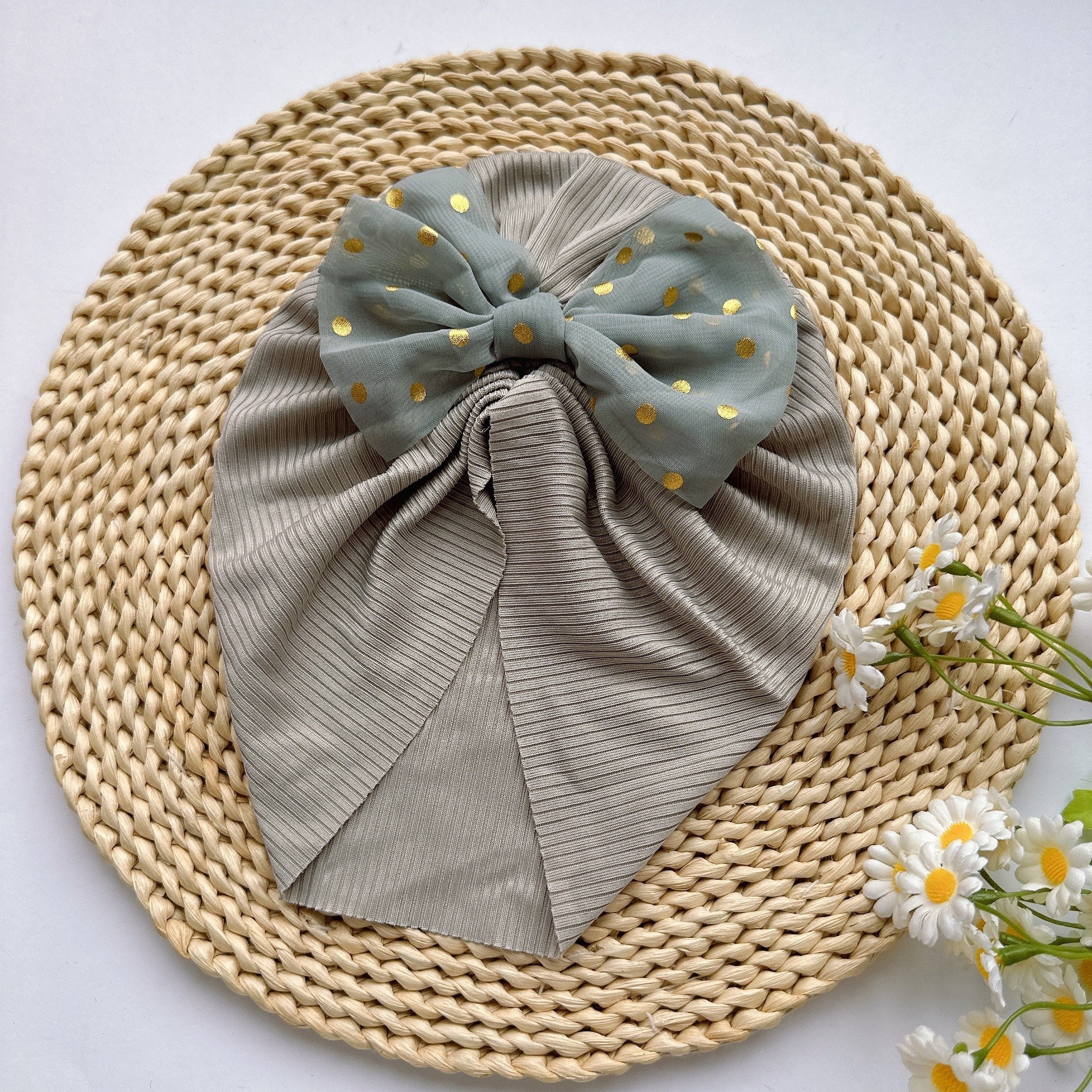 Baby Thin Headband Soft & Comfortable Bow Hat for Infants & Newborns