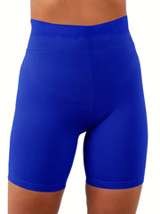 High Waist Biker Shorts Stretchy Yoga Shorts