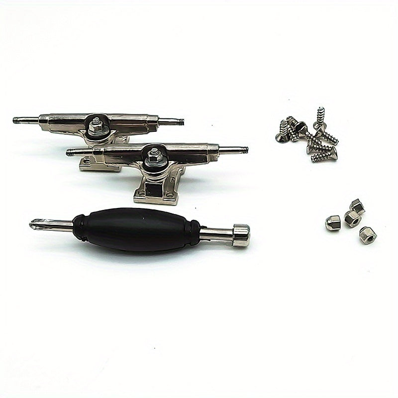 Pro Finger Skateboard Bracket Double Warped Deck Zinc Alloy Skateboard Parts