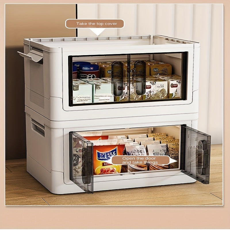 Clothes Storage Box Stacked Bedroom Organizer