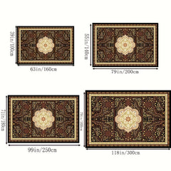 Boho Anti Fatigue Kitchen Rug Non Slip Soft Faux Sheepskin Mat