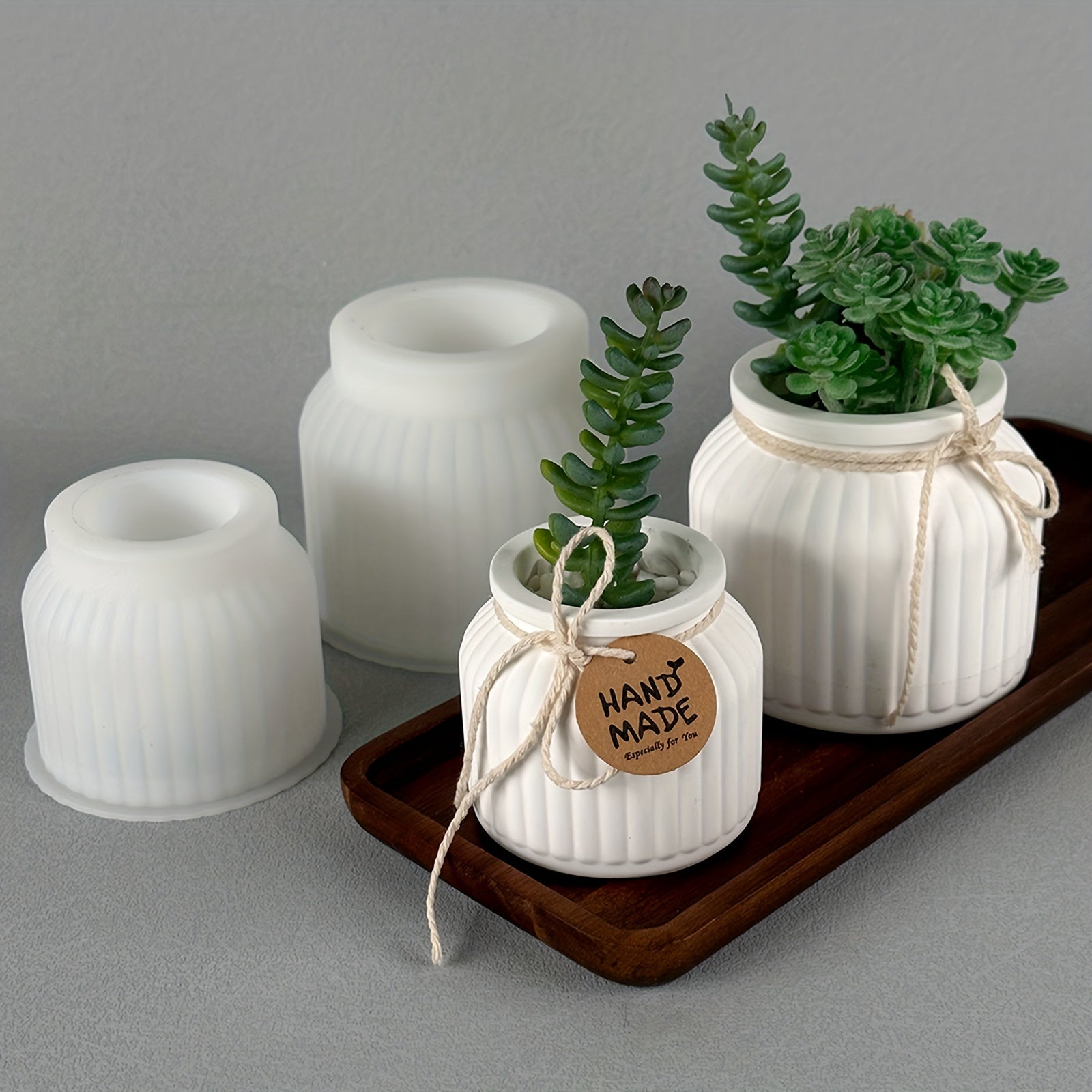 DIY Silicone Mold for Resin Casting Plants Holder