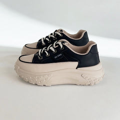 Women's Low Platform Chunky Sneakers Breathable Anti-slip Shoes